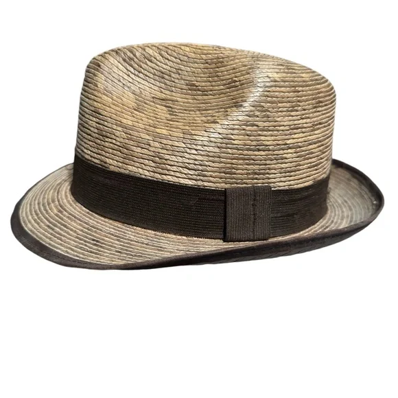 Straw fedora size medium - Picture 2 of 6